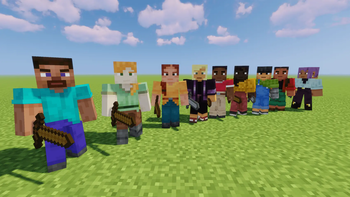 The Official Minecraft Characters!