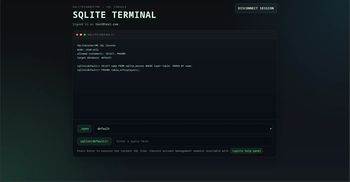 Panel Terminal