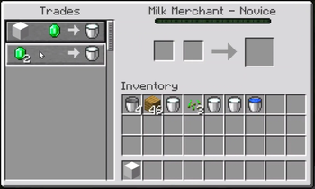 Milk Merchant Novice Trades
