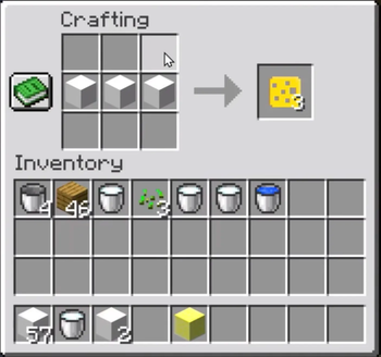 Cheese crafting recipe