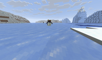 Penguins on various shores