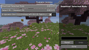 Updater UI (Press U to open from World)