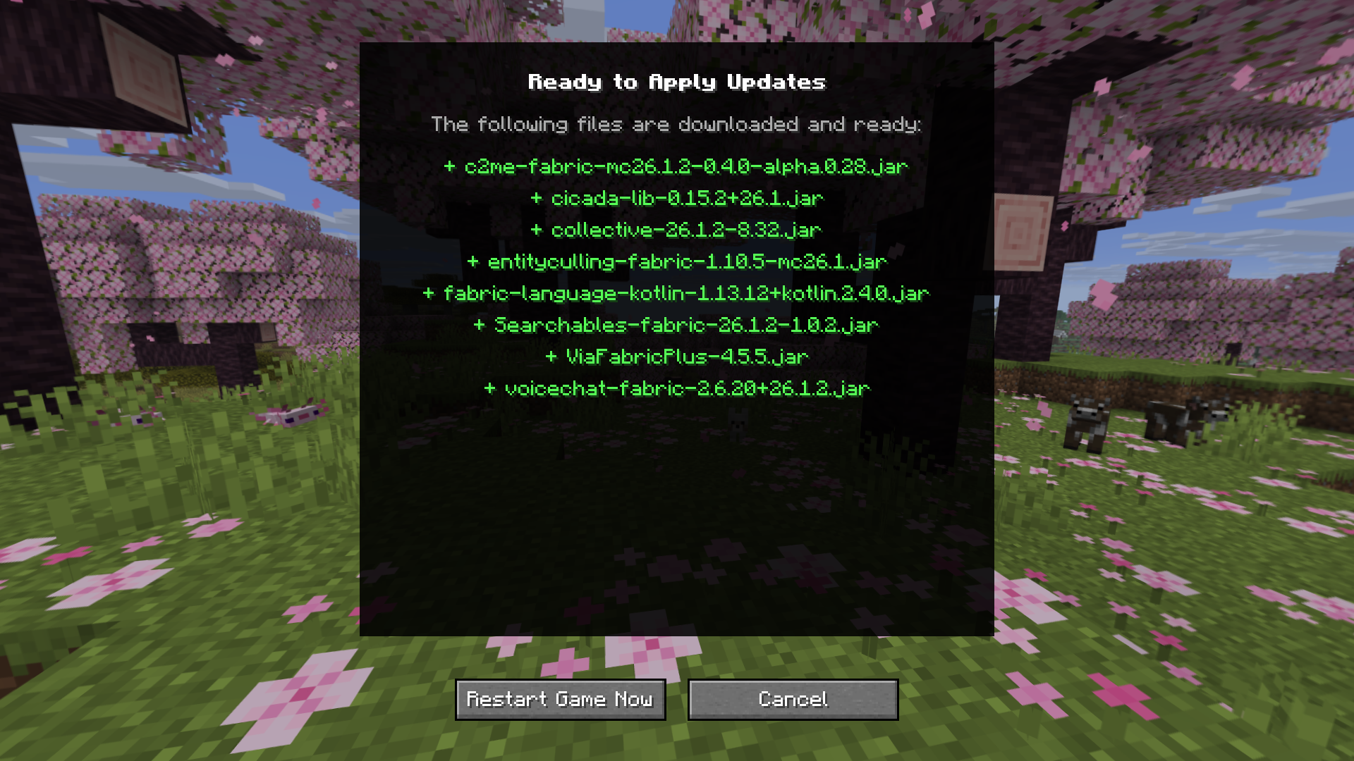 Confirm Screen