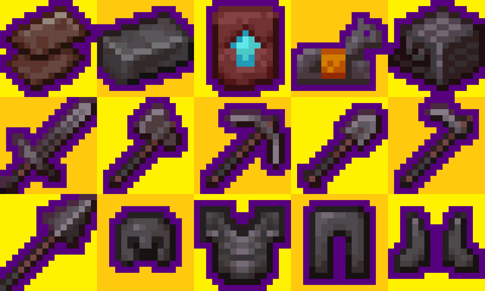 Netherite Tools and Armor