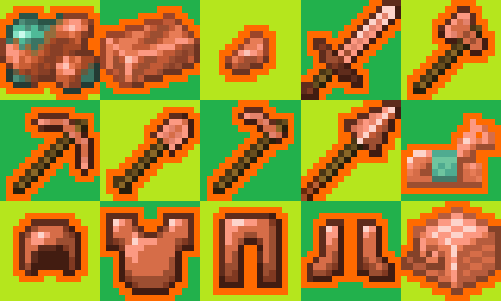 Copper Tools and Armor