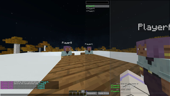 Conversation carried out by 2 players