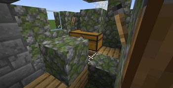 House interior after degradation