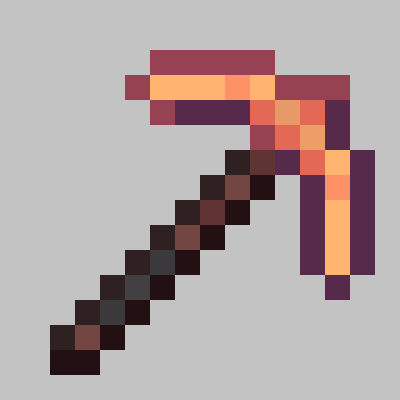 The enchantment indicator for netherite tools