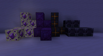 Blocks at night