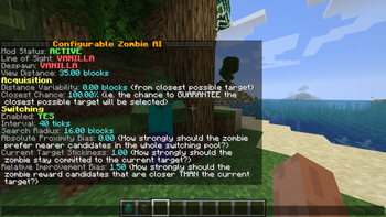 Configurable Zombie AI
