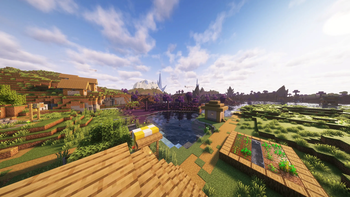 Corruption near a village