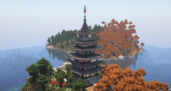 Japanese pagoda
