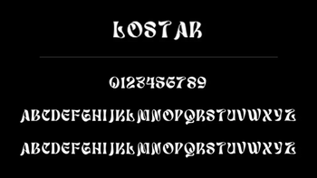 Lostar Font