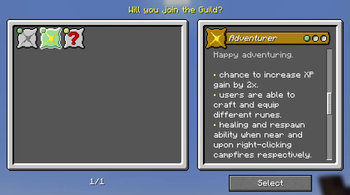 Adventurer UI