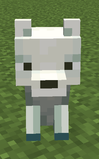 Fox (Snow) - Sitting