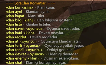 Player Commandt