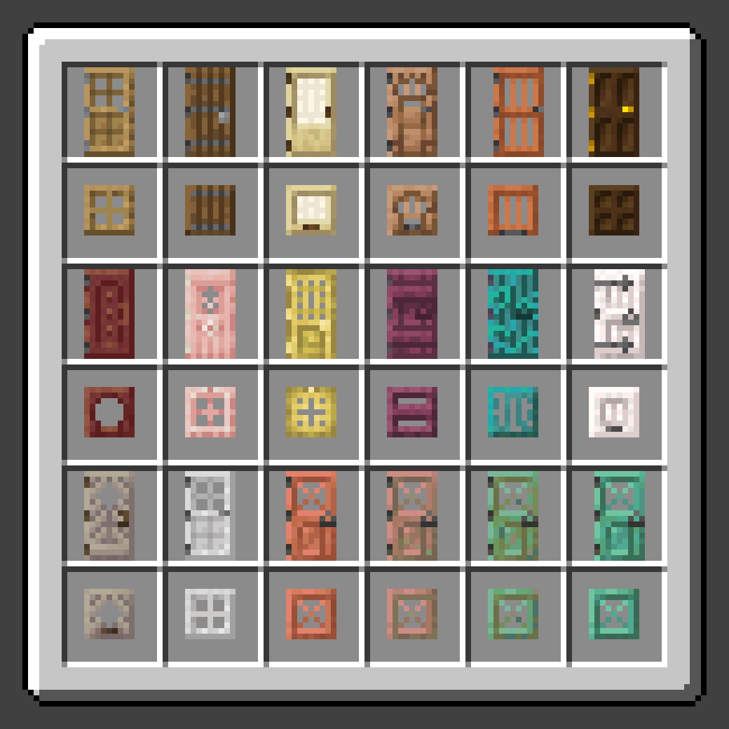 Door and Trapdoor Items