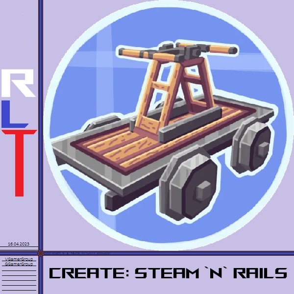 RLT For Create: Steam `n` Rails - Minecraft Resource Pack