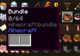 Bundle tooltip