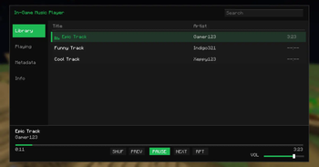 Library Tab