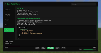 Info Tab