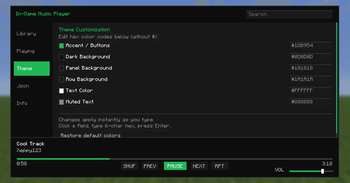 Theme Tab