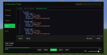 Json Tab