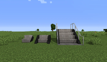 Auto railing and stairs