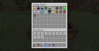 The spawn eggs in the mod