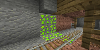 Naturally generated uranium ore