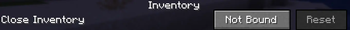Setting to Hotkey Inventory Close