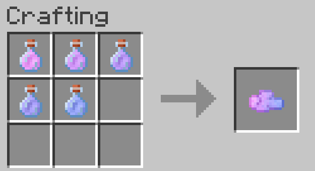 Fading cloud item recipe