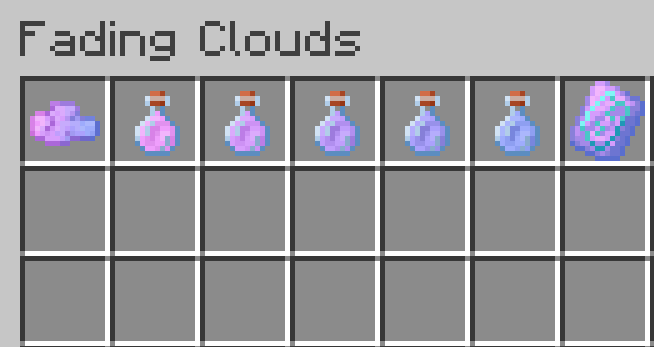 Fading Clouds items creative tab