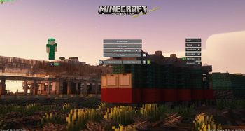 main menu