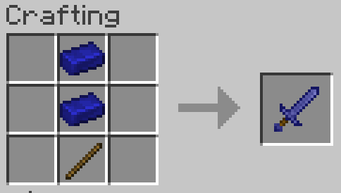 Crafting with refined lapis