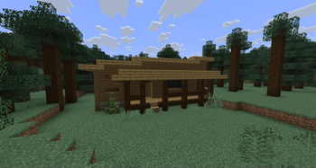 A Small Cabin Made Using a Chisel
