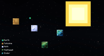 Galaxy Travel Map