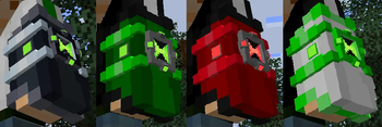 Prototype skins of the Recalibrated Omnitrix, Ultimatrix, and Completed Omnitrix