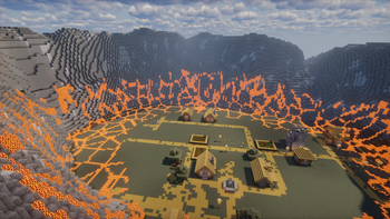 Then a valley of magma forms