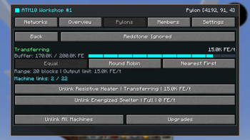 Pylon controls