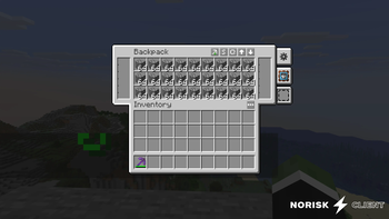 Normal Backpack without mod