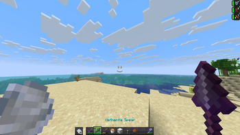 The crosshair and attack indicator