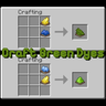Craft green dyes