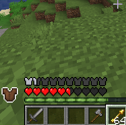 An example of the HUD with just the icon enabled.