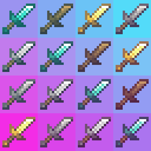 v2.2  1.14 ] - Infinite Swords Project - More Swords, More Styles Minecraft  Texture Pack