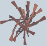 WWI & WWII rifles