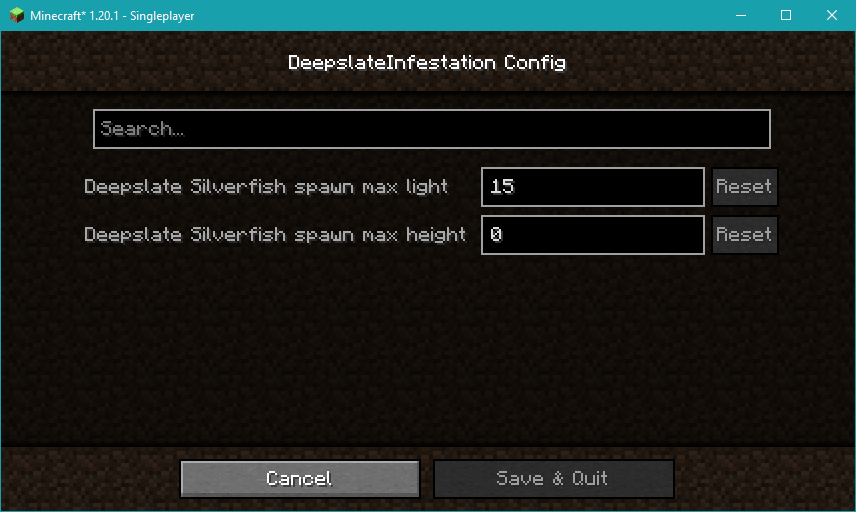Mod menu