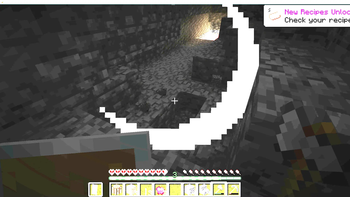 Creeper explosion resulting in them coming out of walls