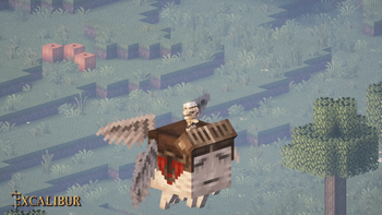 Happy Ghast or Happy Knight? Does it even look happy?