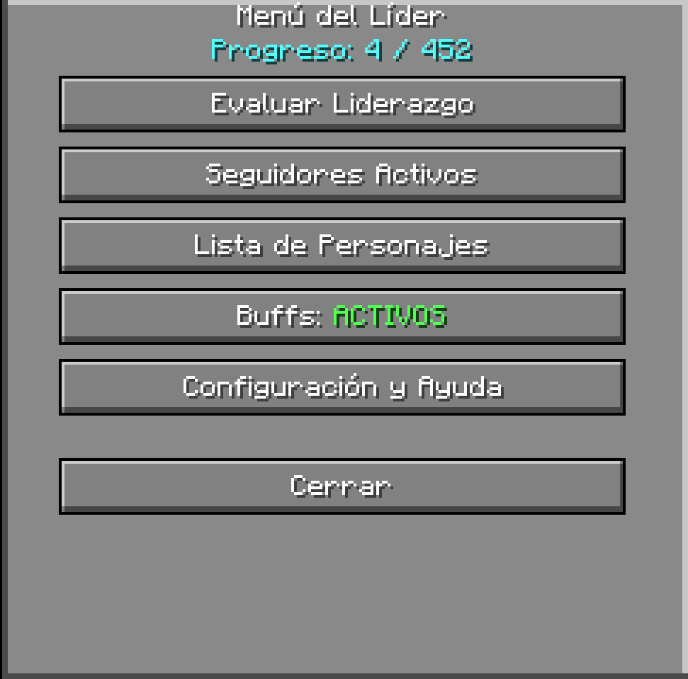 Leader Menu